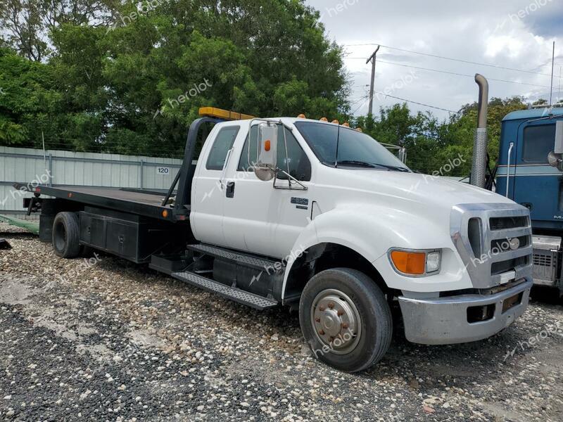 FORD F650 SUPER 2005 white conventi diesel 3FRNX65F35V163700 photo #1