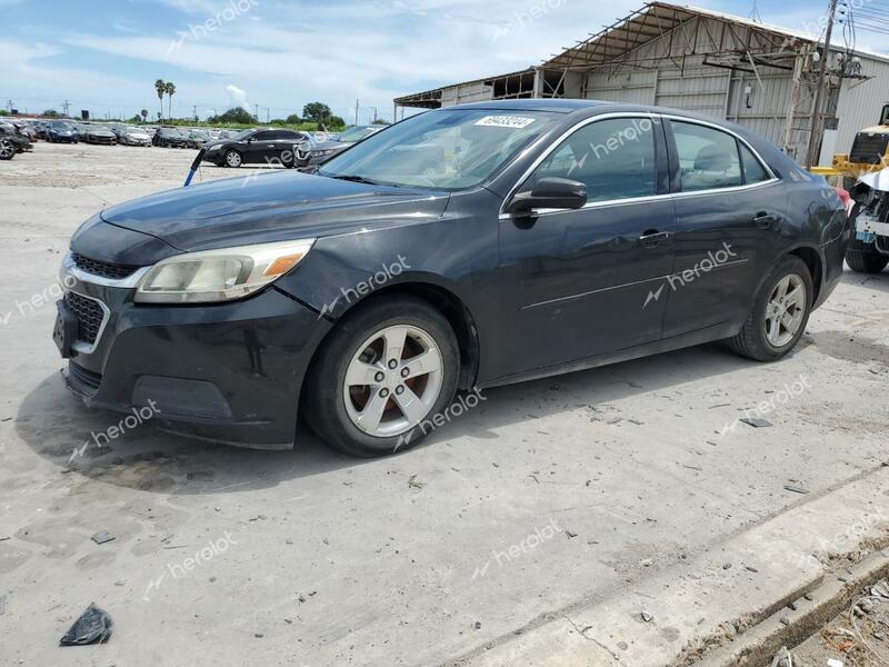 CHEVROLET MALIBU LS 2015 black sedan 4d gas 1G11B5SL5FF122600 photo #1