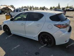 LEXUS CT 200 2012 white  hybrid engine JTHKD5BH5C2116895 photo #3