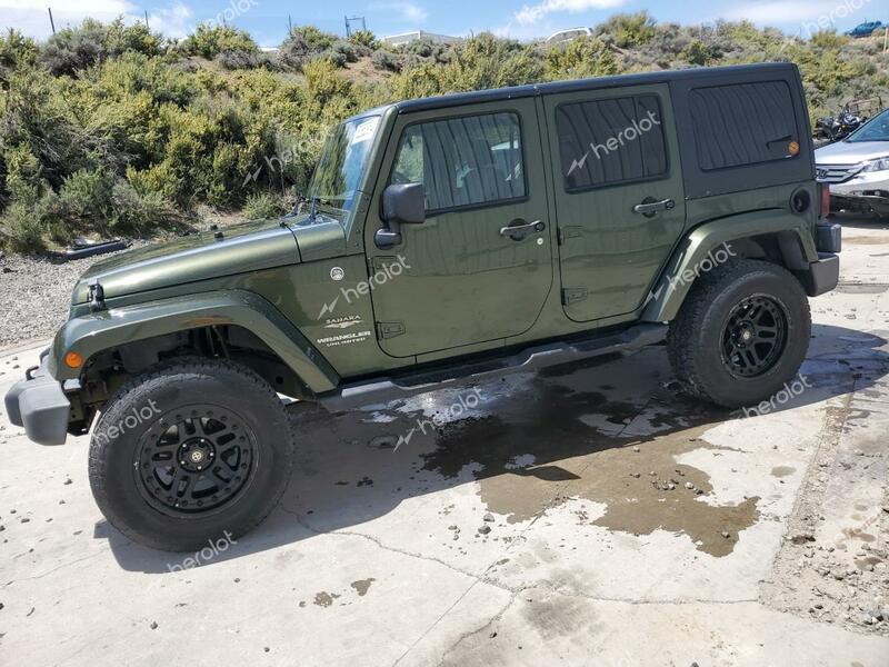 JEEP WRANGLER S 2007 green  gas 1J4GA59137L151356 photo #1