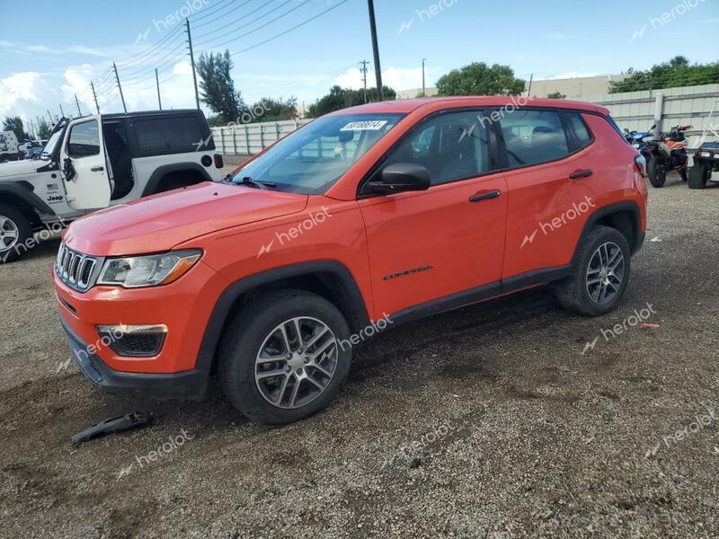 JEEP COMPASS SP 2021 orange  gas 3C4NJDAB0MT537390 photo #1