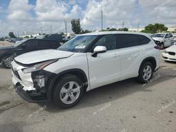 TOYOTA HIGHLANDER 2023 white  gas 5TDKDRAHXPS503192 photo #2