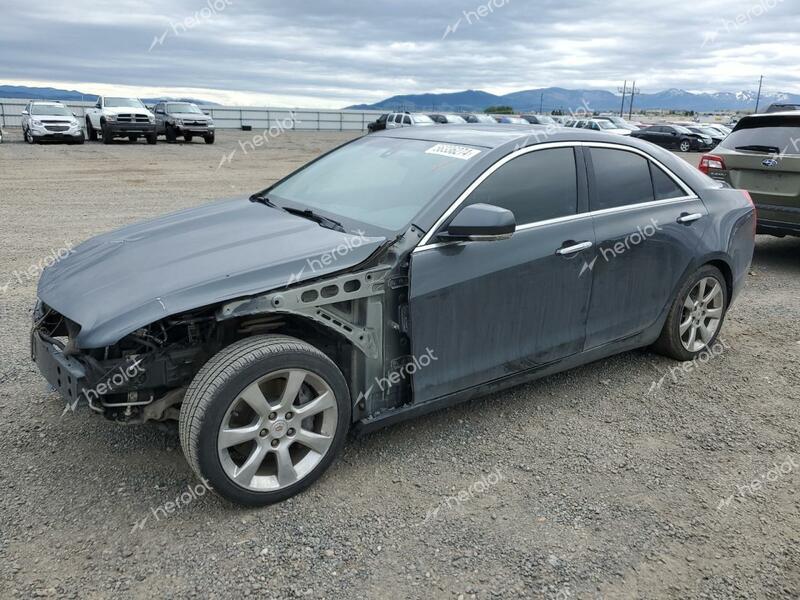 CADILLAC ATS LUXURY 2014 charcoal sedan 4d gas 1G6AB5RX1E0185858 photo #1