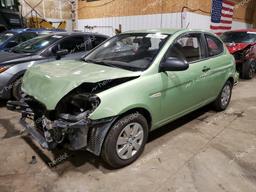 HYUNDAI ACCENT GS 2009 green  gas KMHCM36C69U142584 photo #2