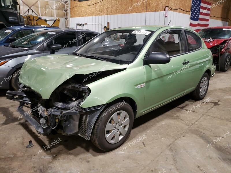 HYUNDAI ACCENT GS 2009 green  gas KMHCM36C69U142584 photo #1