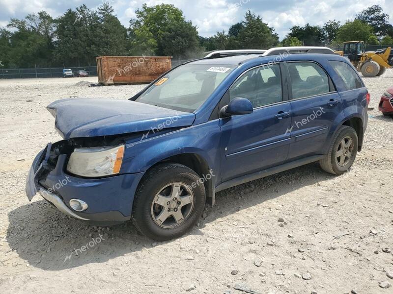 PONTIAC TORRENT 2008 blue  gas 2CKDL33F186282669 photo #1