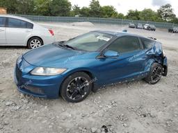 HONDA CR-Z 2014 blue hatchbac hybrid engine JHMZF1D46ES001897 photo #2