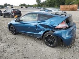 HONDA CR-Z 2014 blue hatchbac hybrid engine JHMZF1D46ES001897 photo #3