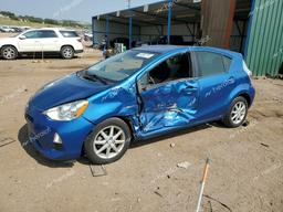 TOYOTA PRIUS C 2012 blue  hybrid engine JTDKDTB33C1507043 photo #2