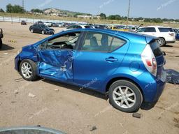 TOYOTA PRIUS C 2012 blue  hybrid engine JTDKDTB33C1507043 photo #3