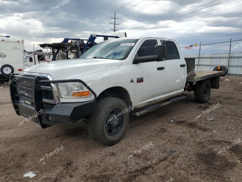 DODGE RAM 3500 S 2012 white  diesel 3C63D3GL9CG157634 photo #1