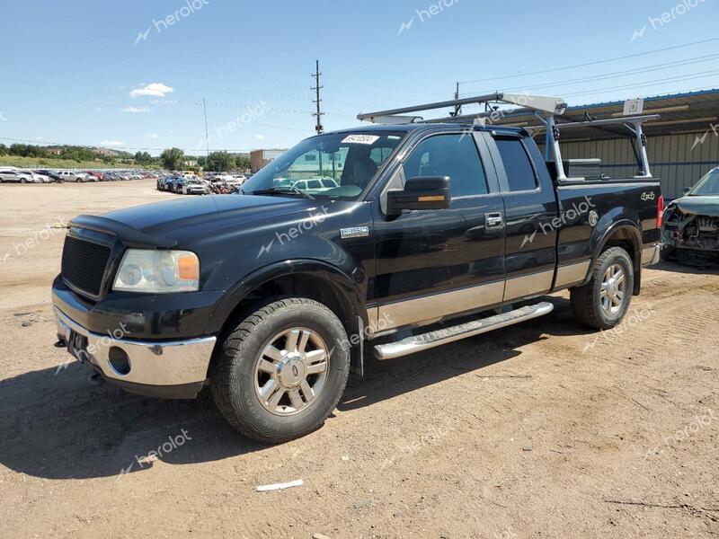 FORD F-150 LARI 2007 black  flexible fuel 1FTPX14V37NA19922 photo #1