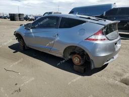 HONDA CR-Z EX 2012 silver  hybrid engine JHMZF1D64CS001055 photo #3