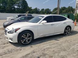 INFINITI Q70L 3.7 2015 white  gas JN1BY1PRXFM830355 photo #2