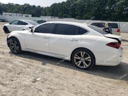 INFINITI Q70L 3.7 2015 white  gas JN1BY1PRXFM830355 photo #3