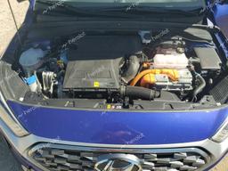 HYUNDAI IONIQ BLUE 2020 blue  hybrid engine KMHC65LC8LU239481 photo #4