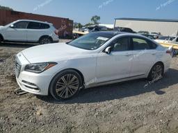 GENESIS G80 BASE 2018 white  gas KMHGN4JE3JU233846 photo #2