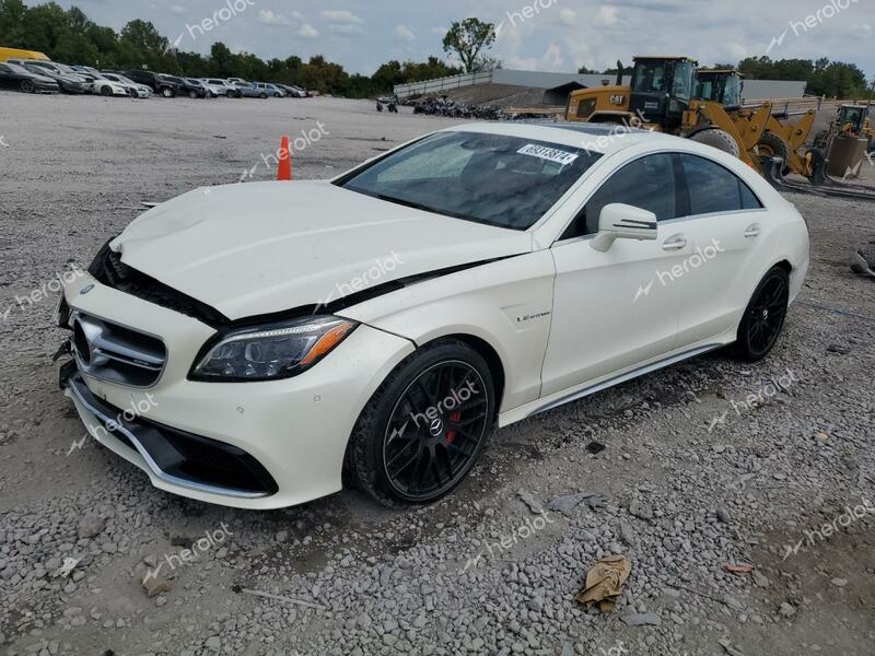 MERCEDES-BENZ CLS 63 AMG 2015 white  gas WDDLJ7GB7FA152683 photo #1