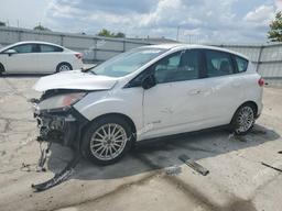 FORD C-MAX SEL 2013 white  hybrid engine 1FADP5BU4DL531772 photo #2