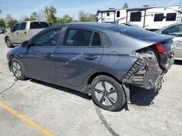 HYUNDAI IONIQ BLUE 2018 gray  hybrid engine KMHC65LC7JU065013 photo #3