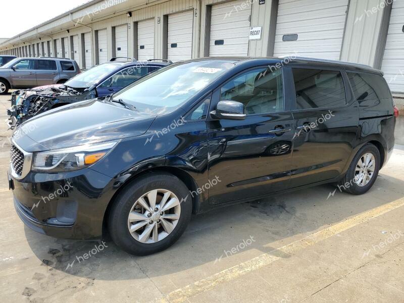 KIA SEDONA LX 2016 black sports v gas KNDMB5C12G6203153 photo #1