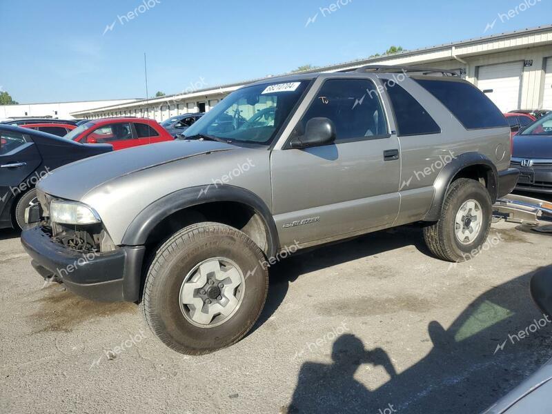 CHEVROLET BLAZER 2001 tan 2dr spor gas 1GNCT18W51K234294 photo #1