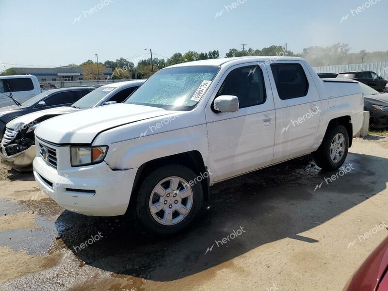 HONDA RIDGELINE 2006 white  gas 2HJYK16436H527933 photo #1