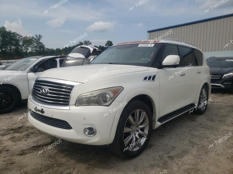 INFINITI QX56 2013 white 4dr spor gas JN8AZ2NF2D9550468 photo #1