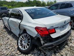 BMW 740 LXI 2013 white sedan 4d gas WBAYF4C58DD127459 photo #3