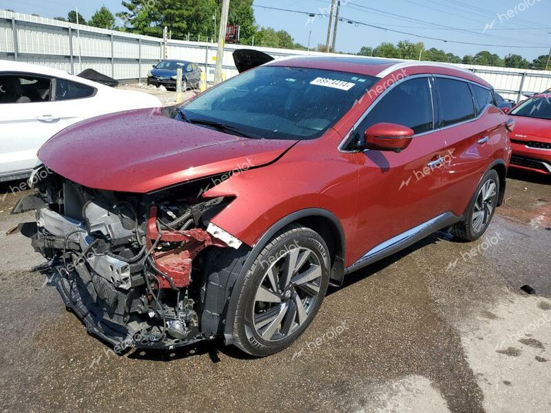 NISSAN MURANO S 2017 red  gas 5N1AZ2MG3HN137781 photo #1