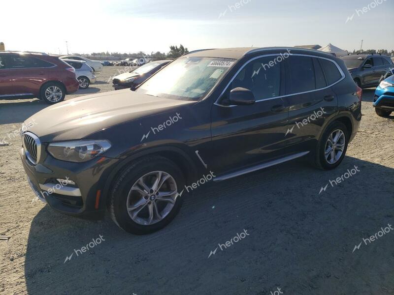 BMW X3 SDRIVE3 2019 black  gas 5UXTR7C53KLF26337 photo #1