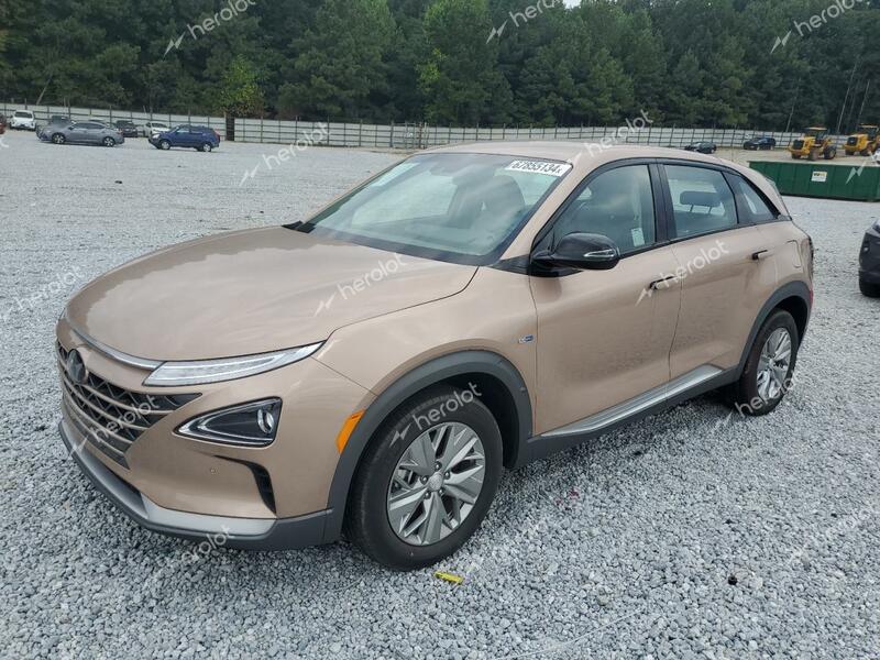 HYUNDAI NEXO BLUE 2019 tan  hydrogen fuel cell KM8J74A6XKU002131 photo #1