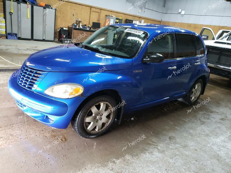 CHRYSLER PT CRUISER 2003 blue  gas 3C4FY58B53T605421 photo #1