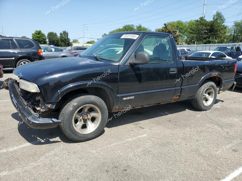 CHEVROLET S TRUCK S1 1998 black pickup gas 1GCCS1449WK135792 photo #1