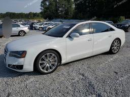 AUDI A8 L QUATT 2011 white sedan 4d gas WAURVAFD2BN021900 photo #2