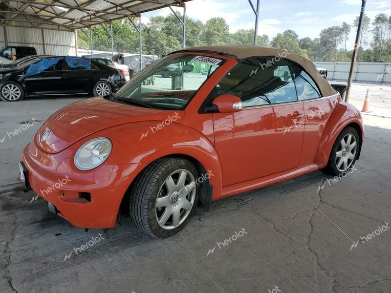 VOLKSWAGEN NEW BEETLE 2003 orange  gas 3VWDD21YX3M332984 photo #1