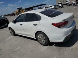 KIA RIO LX 2018 white  gas 3KPA24AB4JE059485 photo #3