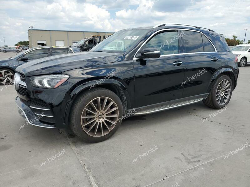 MERCEDES-BENZ GLE 350 4M 2021 black  gas 4JGFB4KB5MA491283 photo #1