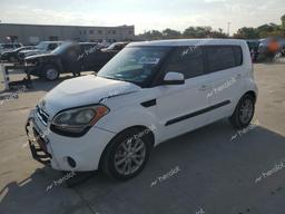 KIA SOUL + 2012 white  gas KNDJT2A63C7384619 photo #2