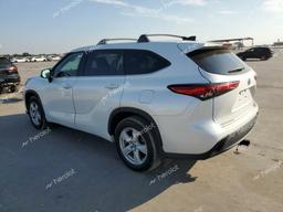 TOYOTA HIGHLANDER 2022 white  gas 5TDZZRAH9NS539744 photo #3