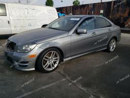 MERCEDES-BENZ C 250 2012 gray sedan 4d gas WDDGF4HB8CR215836 photo #2