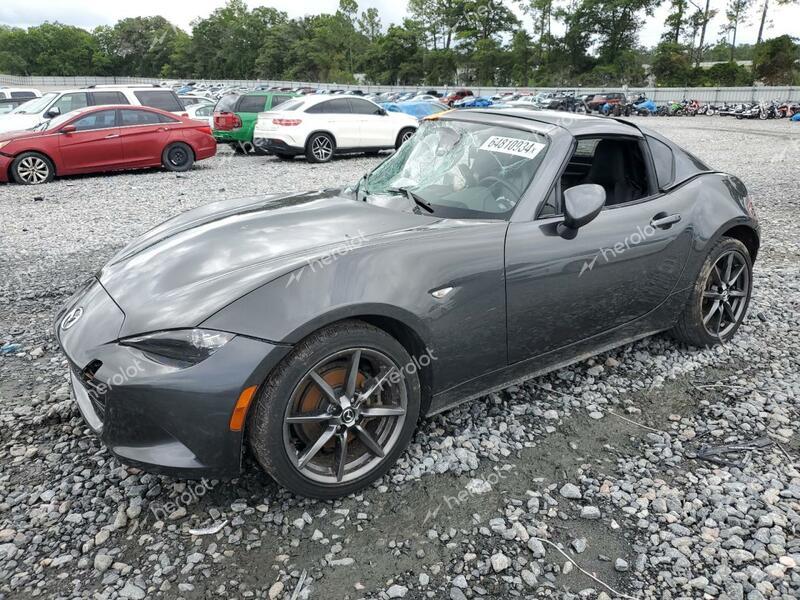 MAZDA MX-5 MIATA 2017 gray  gas JM1NDAM75H0101487 photo #1