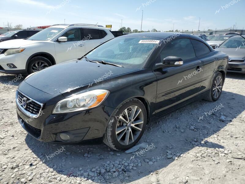 VOLVO C70 T5 2012 black converti gas YV1672MC9CJ131362 photo #1