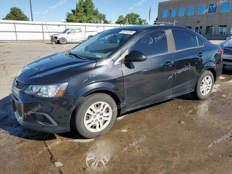 CHEVROLET SONIC LS 2018 charcoal  gas 1G1JB5SH9J4124933 photo #1