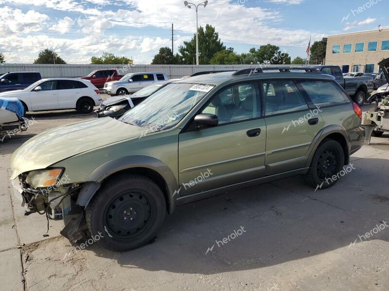 SUBARU LEGACY OUT 2006 green  gas 4S4BP61CX67340641 photo #1