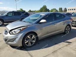 HYUNDAI ELANTRA SE 2015 gray  gas KMHDH4AE1FU297580 photo #2