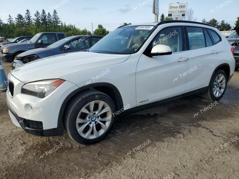 BMW X1 XDRIVE2 2013 white station gas WBAVL1C55DVR83466 photo #1