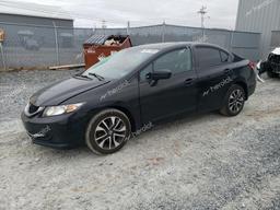 HONDA CIVIC LX 2014 black  gas 2HGFB2F55EH014192 photo #2