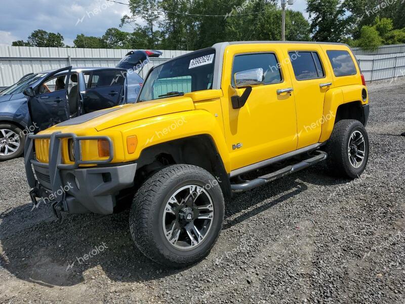 HUMMER H3 2007 yellow 4dr spor gas 5GTDN13E378178182 photo #1