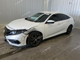 HONDA CIVIC SPOR 2020 white  gas 2HGFC2F8XLH572317 photo #2